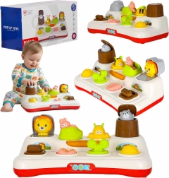 Διαδραστικό pop-up παιχνίδι ζωάκια με φώτα και ήχους 18μ+