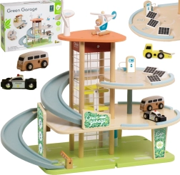 Ξύλινο γκαράζ τριών επιπέδων Classic World οικολογική ζώνη