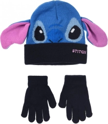 Παιδικό σκουφάκι και γάντια Lilo και Stitch