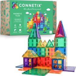 Μαγνητικό κατασκευαστικό σετ CONNETIX Rainbow Creative Pack 102 τεμαχίων