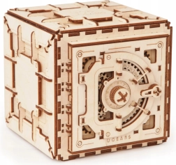 Ξύλινο μηχανικό χρηματοκιβώτιο UGEARS – 3D παζλ 179 τεμαχίων