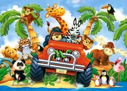 Παζλ 60 κομματιών Softies on Safari
