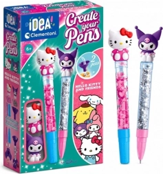 Clementoni Idea Mini μίνι εργοστάσιο για στυλό με μπίλια Hello Kitty και φίλοι