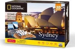 3D παζλ NATIONAL GEOGRAPHIC Σίδνεϊ, 86 τεμάχια
