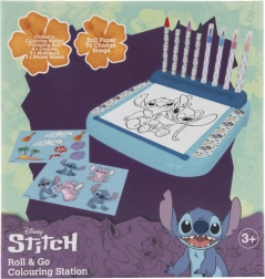 Σταντ με ζωγραφιές για χρωμάτισμα Lilo και Stitch και χρώματα