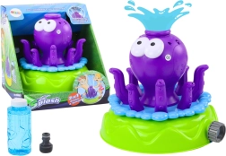 Κήπιoς ψεκαστήρας Χταπόδι με συντριβάνι και φυσητήρα σαπουνόφουσκων Μωβ