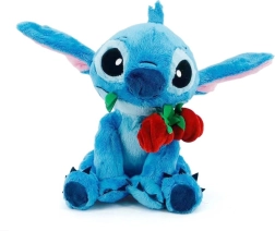 Λούτρινο Disney STITCH με ρόδο 25 cm