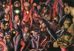 Παζλ 1000 κομματιών Marvel - συμπαγές
