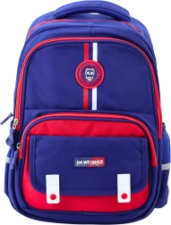 Σχολικό σακίδιο πλάτης σκούρο μπλε και κόκκινο 20L