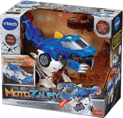 VTech Motozaury Τεριζινόσαυρος Oxor – διαδραστικό παιχνίδι 2-σε-1 αστυνομικό αυτοκίνητο