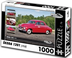 Ρετρό-αυτοκίνητα παζλ Škoda 1201 – 1000 κομμάτια