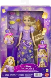 Κούκλα Disney Princess Ραπουνζέλ με λαμπερά μαλλιά