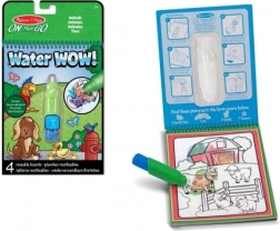 Μαγική ζωγραφική με νερό Ζωάκια βιβλίο ζωγραφικής με υδάτινο πινέλο