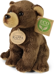 Λούτρινο καφέ αρκουδάκι 15 cm ECO FRIENDLY RAPPA