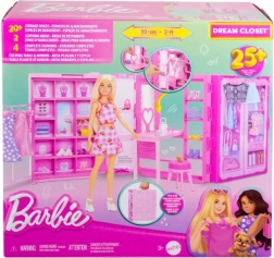 Ντουλάπα ονείρων BARBIE με ρούχα και αξεσουάρ (χωρίς κούκλα)