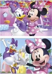 Ξύλινο παζλ Minnie και Daisy 2×50 κομμάτια