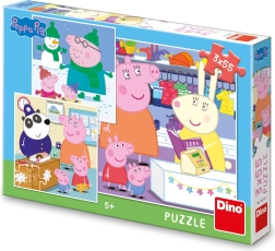 Παζλ PEPPA PIG – χαρούμενο απόγευμα 3×55 κομμάτια