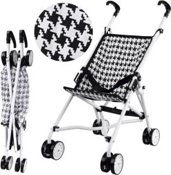 Πτυσσόμενο καροτσάκι για κούκλες με πουά – Πεπίτο