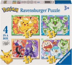 Παζλ Pokémon 4 σε 1 (12, 16, 20, 24 κομμάτια) RAVENSBURGER