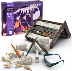 Ανασκαφές οστών δεινοσαύρων 6 σε 1 – παλαιοντολογικό σετ για παιδιά
