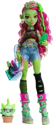 Κούκλα Monster High Venus McFlytrap με γατάκι Chewlian