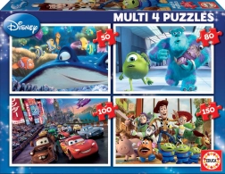 Educa παζλ Disney Pixar mix 4 σε 1 (50, 80, 100, 150 κομμάτια)