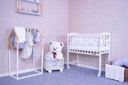 Παιδικό πρόσθετο κρεβατάκι New Baby Mateo 90 × 40 cm λευκό