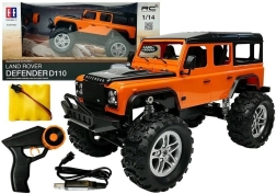 Τηλεκατευθυνόμενο αυτοκίνητο RC LAND ROVER Defender 1:14 – πορτοκαλί off-road αυτοκίνητο με τηλεχειρισμό 4x4