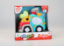 Kiddy go! αυτοκινητάκι με δεινόσαυρο με φώτα και ήχους