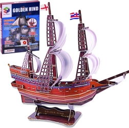 3D παζλ loď Golden Hind, 108 κομμάτια