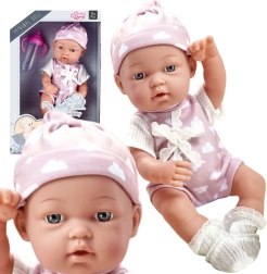 Woopie Royal χαριτωμένο μωράκι με ροζ ρουχαλάκια 36 cm