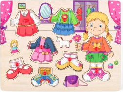 Ξύλινο puzzle με περαστά κομμάτια Καρολίνκα