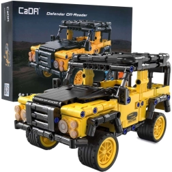 CaDA εκτός δρόμου αυτοκίνητο Defender Off-Roader με pull-back μηχανισμό, 389 τεμάχια