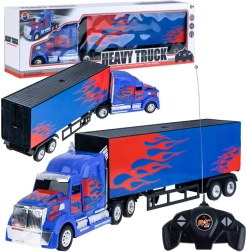 Μεγάλο φορτηγό με επικαθήμενο τηλεκατευθυνόμενο