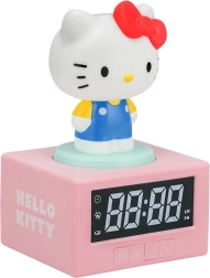 Φωτιζόμενο επιτραπέζιο ξυπνητήρι Hello Kitty με προβολή