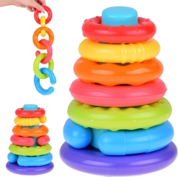 Αισθητηριακή στοίβα πυραμίδας για παιδιά