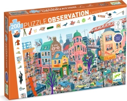 DJECO Puzzle αναζήτησης Πόλη - 200 κομμάτια