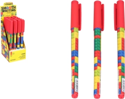 Στυλό με μπλε μελάνι 0,7 mm – σχέδιο με τετραγωνάκια