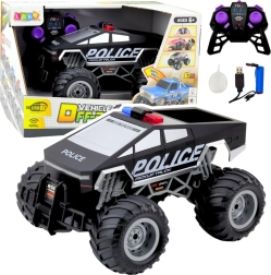 Αστυνομικό Off-Road RC αγωνιστικό αυτοκίνητο μαύρο 1:16