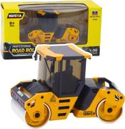 Μεταλλικός οδοστρωτήρας HUINA 1:50 κίτρινος