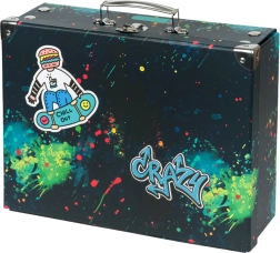 Baagl πτυσσόμενη σχολική βαλίτσα Chill με μεταλλικές γωνίες