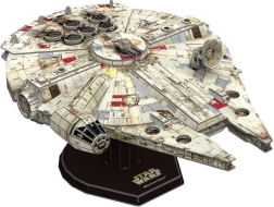 4D χάρτινο μοντέλο STAR WARS Millennium Falcon με βάση