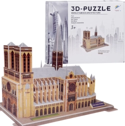 3D παζλ καθεδρικός ναός Notre‑Dame, 77 κομμάτια