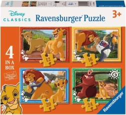 Ravensburger παζλ Ο Βασιλιάς των Λιονταριών 4σε1 (12–24 κομμάτια)