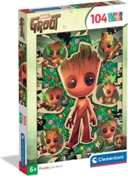 Παζλ Clementoni Super Color 104 κομμάτια – MARVEL Groot