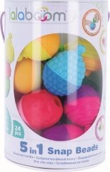 Trefl Κατασκευαστικό Σετ Lalaboom 5-σε-1 Συνδεόμενες Χάντρες 24 τεμάχια