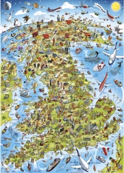 Παζλ Gibsons Το καλύτερο της Βρετανίας 1000 κομματιών
