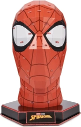 3D χάρτινο μοντέλο κεφαλιού SPIDER-MAN σε βάση – 4D Build χωρίς κόλλα