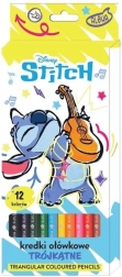 Χρωματιστές ξυλομπογιές Lilo and Stitch – 12 τεμ.