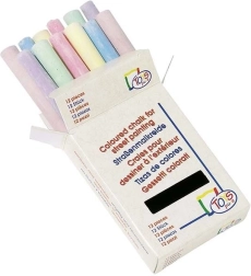 Χρωματιστή κιμωλία για πίνακα ή άσφαλτο